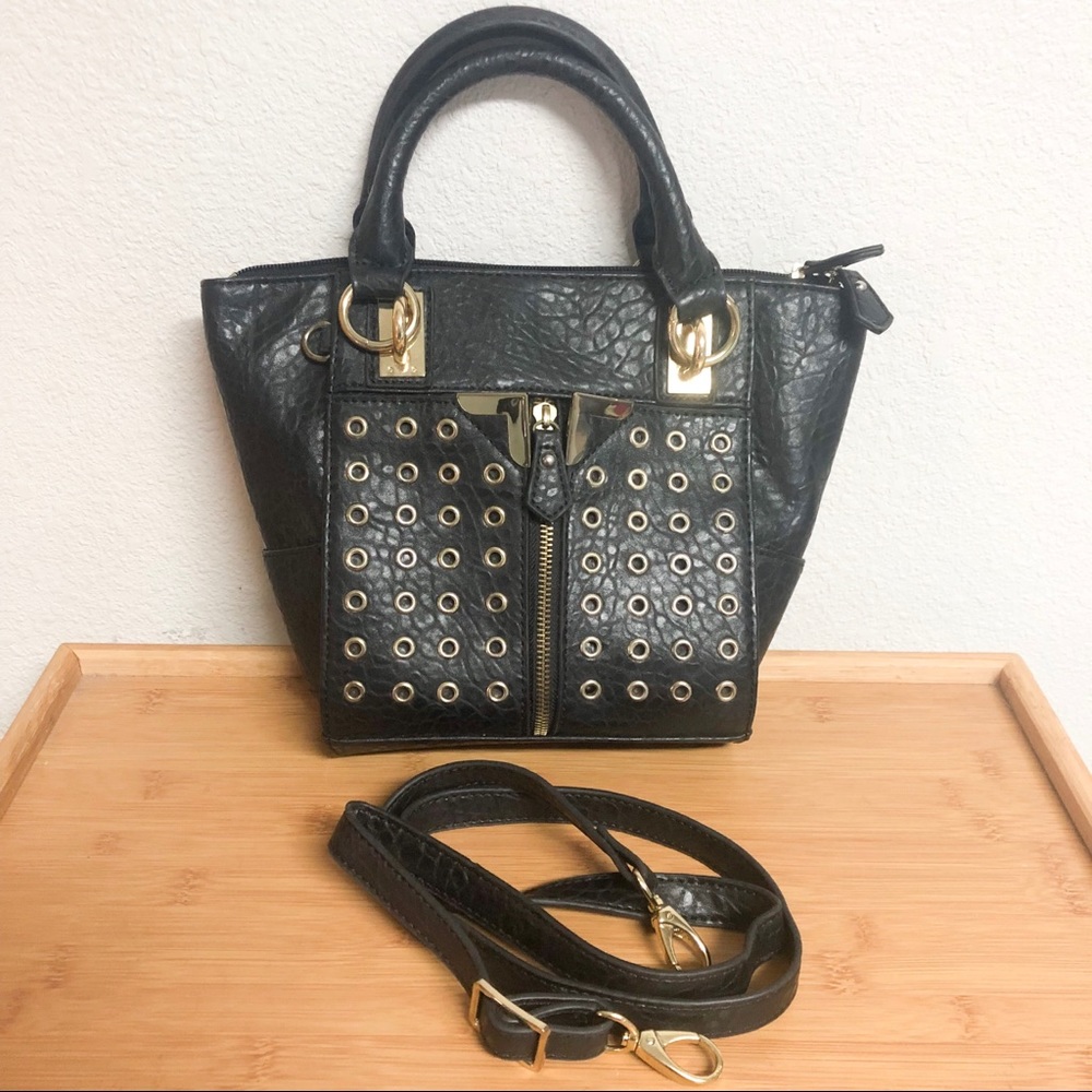Danielle Nicole Black & Gold Purse